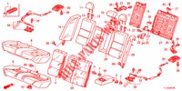 SEDILE POSTERIORE/CINTURA DI SICUREZZA(2D)  per Honda ACCORD 2.0 EX 4 Porte 5 velocità automatico 2012