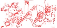 SERRATURE PORTIERE ANT./MANIGLIA ESTERNA  per Honda ACCORD 2.0 EX 4 Porte 5 velocità automatico 2012