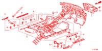 STOINO PAVIMENTO/ISOLATORE  per Honda ACCORD 2.0 EX 4 Porte 5 velocità automatico 2012