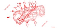 ANELLO DI TENUTA (INFERIEUR) per Honda ACCORD 2.0 EX 4 Porte 5 velocità automatico 2013