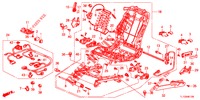 COMP. SEDILE ANT. (G.) (SIEGE ENTIEREMENT MOTORISE) (2) per Honda ACCORD 2.0 EX 4 Porte 5 velocità automatico 2013