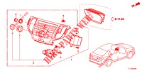 MODULO CENTRO (NAVIGATION) per Honda ACCORD 2.0 EX 4 Porte 5 velocità automatico 2013