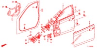 PANNELLI PORTIERE ANT.(2D)  per Honda ACCORD 2.0 EX 4 Porte 5 velocità automatico 2013
