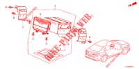 UNITA' AUDIO (NAVIGATION) per Honda ACCORD 2.0 EX 4 Porte 5 velocità automatico 2013