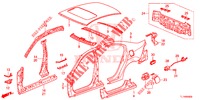 PANNELLI ESTERNI/PANNELLO POSTERIORE  per Honda ACCORD 2.0 S 4 Porte 6 velocità manuale 2014