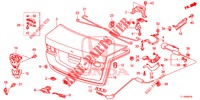 COPERCHIO BAULE(4D)  per Honda ACCORD DIESEL 2.2 EX 4 Porte 5 velocità automatico 2014