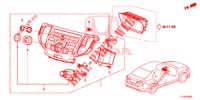 MODULO CENTRO (NAVIGATION) per Honda ACCORD DIESEL 2.2 EX 4 Porte 5 velocità automatico 2014