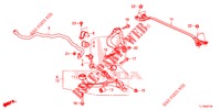 STABILIZZATORE ANTERIORE/BRACCIO INFERIORE ANT.  per Honda ACCORD DIESEL 2.2 EX 4 Porte 5 velocità automatico 2014