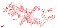 VALVOLA EGR (DIESEL) per Honda ACCORD DIESEL 2.2 EX 4 Porte 5 velocità automatico 2014