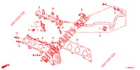 INIETTORE COMBUSTIBILE (2.4L) per Honda ACCORD TOURER 2.4 EXECUTIVE 5 Porte 6 velocità manuale 2013