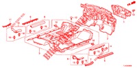 STOINO PAVIMENTO/ISOLATORE  per Honda ACCORD TOURER 2.4 EXECUTIVE 5 Porte 6 velocità manuale 2013