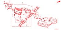 UNITA' AUDIO (NAVIGATION) per Honda ACCORD TOURER 2.4 EXECUTIVE 5 Porte 6 velocità manuale 2013