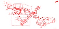 UNITA' AUDIO (NAVIGATION) per Honda ACCORD TOURER DIESEL 2.2 EX 5 Porte 5 velocità automatico 2014