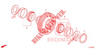 INGRANAGGIO DIFFERENZIALE (DIESEL) per Honda ACCORD TOURER DIESEL 2.2 S 5 Porte 6 velocità manuale 2014