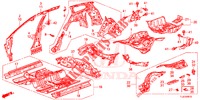 PAVIMENTO/PANNELLI INTERNI  per Honda ACCORD TOURER DIESEL 2.2 S 5 Porte 6 velocità manuale 2014