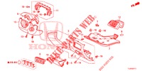 ABBELLIMENTO STRUMENTI (COTE DE CONDUCTEUR) (RH) per Honda ACCORD TOURER DIESEL 2.2 S 5 Porte 5 velocità automatico 2014