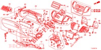 ABBELLIMENTO STRUMENTI (COTE DE PASSAGER) (RH) per Honda ACCORD TOURER DIESEL 2.2 S 5 Porte 5 velocità automatico 2014
