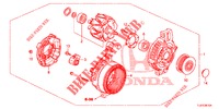 ALTERNATORE (DENSO) (DIESEL) per Honda ACCORD TOURER DIESEL 2.2 S 5 Porte 5 velocità automatico 2014