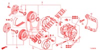 ARIA CONDIZIONATA (COMPRESSEUR) (DIESEL) per Honda ACCORD TOURER DIESEL 2.2 S 5 Porte 5 velocità automatico 2014