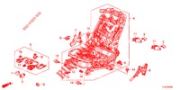 COMP. SEDILE ANT. (D.) (SIEGE REGLAGE MANUEL) per Honda ACCORD TOURER DIESEL 2.2 S 5 Porte 5 velocità automatico 2014