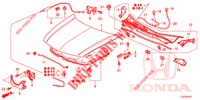 MANTICE (RH) per Honda ACCORD TOURER DIESEL 2.2 S 5 Porte 5 velocità automatico 2014