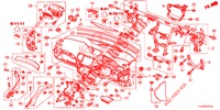 PANNELLO STRUMENTI (RH) per Honda ACCORD TOURER DIESEL 2.2 S 5 Porte 5 velocità automatico 2014