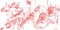 SERRATURE PORTIERE ANT./MANIGLIA ESTERNA  per Honda ACCORD TOURER DIESEL 2.2 S 5 Porte 5 velocità automatico 2014