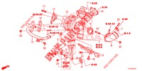 SISTEMA TURBOCARICATORE (DIESEL) per Honda ACCORD TOURER DIESEL 2.2 S 5 Porte 5 velocità automatico 2014