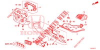ABBELLIMENTO STRUMENTI (COTE DE CONDUCTEUR) (RH) per Honda ACCORD TOURER 2.4 S 5 Porte 6 velocità manuale 2014