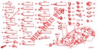 CINGHIA BARDATURA/STAFFA (RH) per Honda ACCORD TOURER 2.4 S 5 Porte 6 velocità manuale 2014