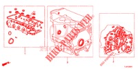 KIT GUARNIZIONE/ ASS. TRASMISSIONE (2.4L) per Honda ACCORD TOURER 2.4 S 5 Porte 6 velocità manuale 2014
