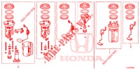 PARTI CORTE SET SERBATOIO CARBURANTE  per Honda ACCORD TOURER 2.4 S 5 Porte 6 velocità manuale 2014