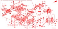 POMPA OLIO (2.4L) per Honda ACCORD TOURER 2.4 S 5 Porte 6 velocità manuale 2014