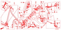 SEDILE ANTERIORE/CINTURE DI SICUREZZA  per Honda ACCORD TOURER 2.4 S 5 Porte 6 velocità manuale 2014