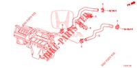 TUBO ACQUA/CONDOTTO RISCALDATORE (2.4L) (RH) per Honda ACCORD TOURER 2.4 S 5 Porte 6 velocità manuale 2014