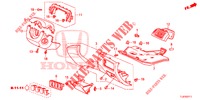 ABBELLIMENTO STRUMENTI (COTE DE CONDUCTEUR) (RH) per Honda ACCORD TOURER 2.4 S 5 Porte 5 velocità automatico 2014