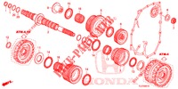 ALBERO SECONDARIO  per Honda ACCORD TOURER 2.4 S 5 Porte 5 velocità automatico 2014