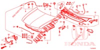 MANTICE (RH) per Honda ACCORD TOURER 2.4 S 5 Porte 5 velocità automatico 2014