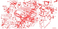 PANNELLO STRUMENTI (RH) per Honda ACCORD TOURER 2.4 S 5 Porte 5 velocità automatico 2014