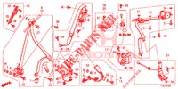SEDILE ANTERIORE/CINTURE DI SICUREZZA  per Honda ACCORD TOURER 2.4 S 5 Porte 5 velocità automatico 2014
