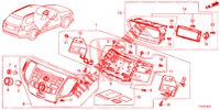 UNITA' AUDIO  per Honda ACCORD TOURER 2.4 S 5 Porte 5 velocità automatico 2014