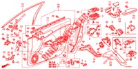 FODERAMENTO PORTIERA ANT. (RH) per Honda ACCORD TOURER 2.0 S 5 Porte 6 velocità manuale 2015