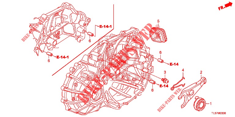 RILASCIA INNESTO  per Honda ACCORD TOURER 2.0 S 5 Porte 6 velocità manuale 2015