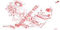 ABBELLIMENTO STRUMENTI (COTE DE CONDUCTEUR) (RH) per Honda ACCORD TOURER 2.0 S 5 Porte 5 velocità automatico 2015