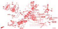 POMPA ACQUA/TERMOSTATO (2.0L) per Honda ACCORD TOURER 2.0 S 5 Porte 5 velocità automatico 2015