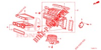 SOFFIATORE RISCALDATORE (RH) per Honda ACCORD TOURER 2.0 S 5 Porte 5 velocità automatico 2015
