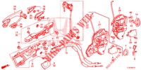 SERRATURE PORTIERE ANT./MANIGLIA ESTERNA  per Honda ACCORD TOURER DIESEL 2.2 S 5 Porte 6 velocità manuale 2015