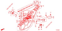 FODERAMENTO PORTIERA(4D)  per Honda CIVIC 1.4 ES 5 Porte 6 velocità manuale 2012