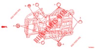 ANELLO DI TENUTA (INFERIEUR) per Honda CIVIC 1.8 EX 5 Porte 5 velocità automatico 2012