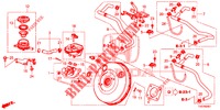 CILINDRO MAESTRO FRENO/ALIMENTO MAESTRO (RH) per Honda CIVIC 1.8 EX 5 Porte 5 velocità automatico 2012